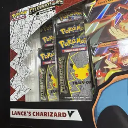 Pokemon TCG Celebrations Collection Lance's Charizard V Box NEW Factory Sealed - Image 5