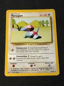 Porygon 39/102 - Pokemon Base Set Unlimited 2 - Image 1