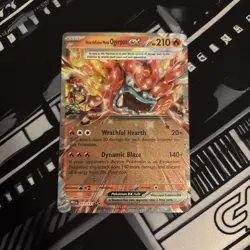 Heartflame Mask Ogerpon ex 017/131 Prismatic Evolutions Pokemon TCG NM - Image 1