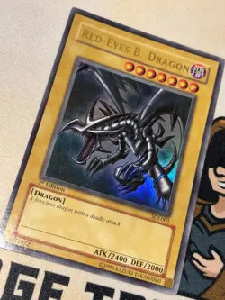 Red-Eyes B. Dragon SDJ-001 1st Edition Ultra Rare Yu-Gi-Oh! NM - Image 2