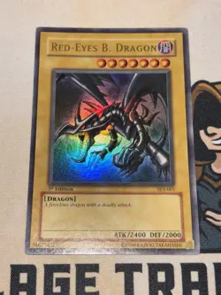 Red-Eyes B. Dragon SDJ-001 1st Edition Ultra Rare Yu-Gi-Oh! NM - Image 5