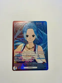 One Piece English EB03-001 Nefeltari Vivi (L) Leader Alt Art Heroines Edition - Image 1