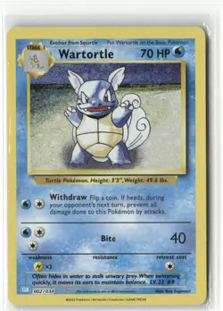 Pokemon Wartortle Classic Collection Trading Card Game Classic 002/034 - Image 1