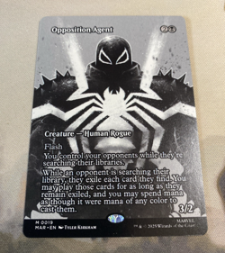 Spider-Man Magic the Gathering Opposition Agent #0019 Mythic Rare Showcase Card - Image 2