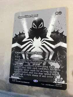 Spider-Man Magic the Gathering Opposition Agent #0019 Mythic Rare Showcase Card - Image 3