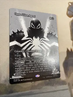 Spider-Man Magic the Gathering Opposition Agent #0019 Mythic Rare Showcase Card - Image 4