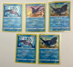 Pokemon TCG Card Lot 5 Of Mantine Reverse Holo - Image 1
