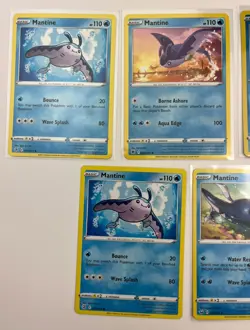 Pokemon TCG Card Lot 5 Of Mantine Reverse Holo - Image 2