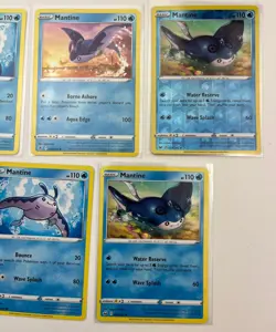 Pokemon TCG Card Lot 5 Of Mantine Reverse Holo - Image 3