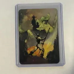 Sorcery contested Realm Promo Sorcerer Frazetta Art NM - Image 2