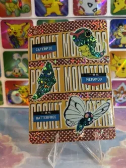 Pokemon Butterfree Vintage Pocket Monsters Vending HOLO Prism Sticker Nintendo - Image 5
