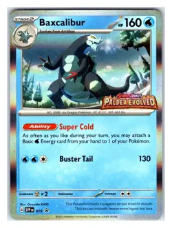 Pokemon TCG - Baxcalibur - (Prerelease) - SV: Scarlet & Violet Promo Cards 019 - Image 1