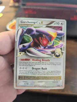 Pokemon TCG Garchomp C LV.X DP46 Black Star Promo LP. - Image 1