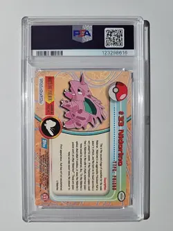 1999 Topps Pokemon TV Nidorina Rainbow Foil PSA 4 - Image 2