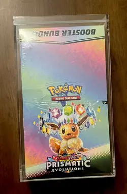 Pokemon SV8.5 Prismatic Evolutions Booster Bundle Display SEAL TORN - Image 1