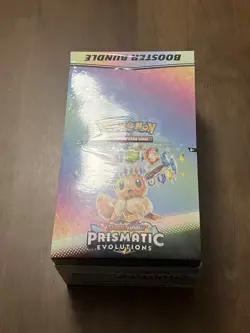 Pokemon SV8.5 Prismatic Evolutions Booster Bundle Display SEAL TORN - Image 3