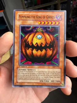 Yu-Gi-Oh! TCG MRD-079 Pumpking the King of Ghosts Metal Raiders 1st Edition NM - Image 1
