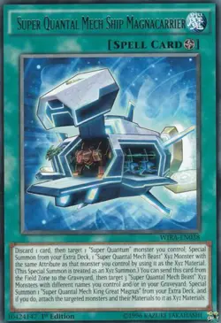 Super Quantal Mech Ship Magnacarrier - WIRA-EN038 - Rare - 1st Edition - Yugioh - Image 1