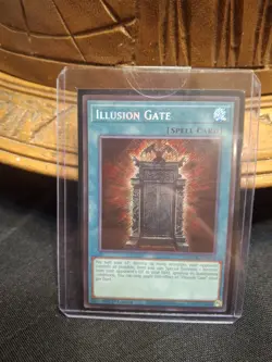 Yu-Gi-Oh! TCG Illusion Gate Secret Rare 1st Edition MZMU - Image 1