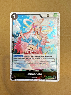 One Piece TCG OP05-082 Shirahoshi Rare Foil English NM or better - Image 1