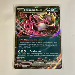 Fezandipiti ex 38/64 Ultra Rare Shrouded Fable NM Pokemon TCG Card -fezandipity - Image 1
