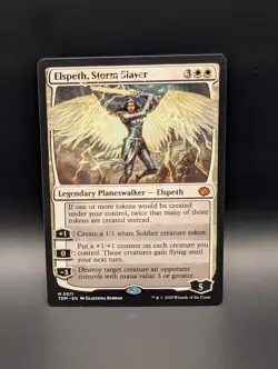 MTG - Elspeth, Storm Slayer - Non-Foil - Legendary Planeswalker - TDM #11 - Image 1