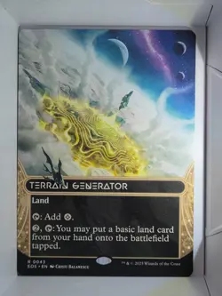 Terrain Generator (Borderless) - R43 - MTG - Edge of Eternities: Steller Sights - Image 1