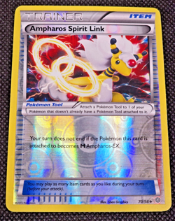 Pokemon Ampharos Spirit Link #70/98 - XY Ancient Origins Reverse Holo LP/MP -L35 - Image 2