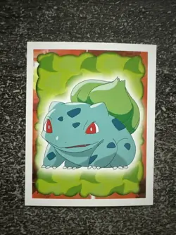 CARTE POKEMON STICKER MERLIN TOPPS 1999 - #1 BULBASAUR / BULBIZARRE￼ - Image 1