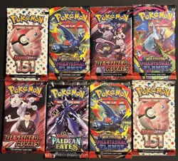 Pokemon TCG Booster Pack Variety Bundle (16 Packs) Factory Sealed - Image 1