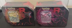 Pokemon Team Rocket Tin Bundle – Mewtwo & Persian (Brand New/Sealed) - Image 2