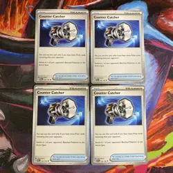 4x Counter Catcher 160/182 Paradox Rift Pokemon Playset x4 - Image 1