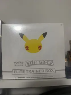 Pokemon Center PC TCG Celebrations ETB Elite Trainer Factory Sealed Box - Image 1