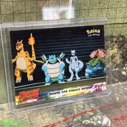 Pokemon TCG Round One Equals Defeat Pokemon Topps Mewtwo Strikes Back 26 - Image 1