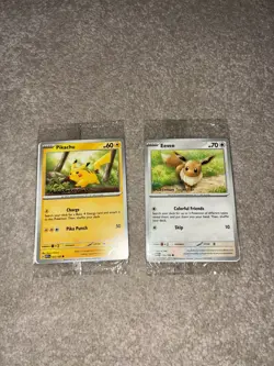 Pokemon Scarlet & Violet 151 | Eevee and Pikachu Together Promo | SEALED - Image 1