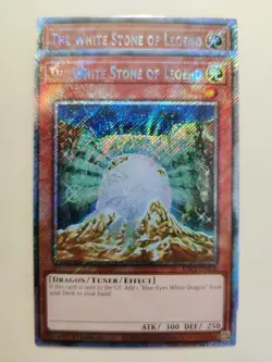 2x Yugioh! The White Stone of Legend RA03-EN208 Platinum Secret Rare 1st Ed NM - Image 1