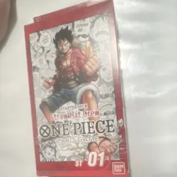 Bandai One Piece Card Game Starter Deck Straw Hat Crew ST-01 English Luffy - Image 1