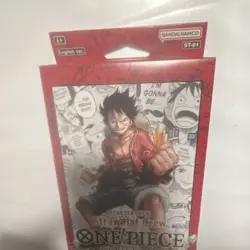 Bandai One Piece Card Game Starter Deck Straw Hat Crew ST-01 English Luffy - Image 2