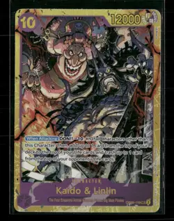 One Piece Kaido & Linlin OP08-119 Two Legends SEC NM English - Image 1