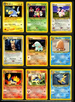 2000 Pokemon NEO GENESIS Set NEAR COMPLETE Uncommon Common NON HOLO Cards EX NM - Image 3