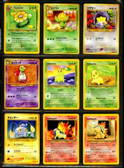 2000 Pokemon NEO GENESIS Set NEAR COMPLETE Uncommon Common NON HOLO Cards EX NM - Image 4