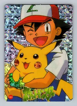 Pokemon Card - Ash & Pikachu #103 - Vending Machine - Holo - Image 1