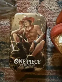 Bandai Namco One Piece Card Game Tin Pack Set Vol.2 Promo Ace Special Edition - Image 1
