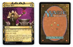 Village Rites #35/63 MTG Strixhaven Uncommon Foil Mystical Archives TCG Card - Image 1