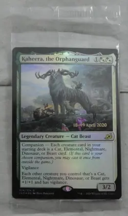 Kaheera, The Orphanguard Prerelease Foil Card Rare Magic The Gathering NM (IKO) - Image 1