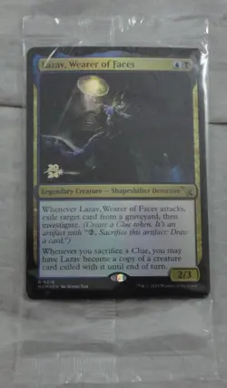 Lazav, Wearer of Faces Prerelease Foil Card Rare Magic The Gathering (MKM) - Image 1