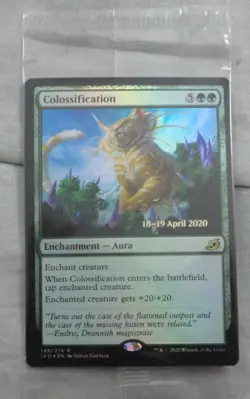 Colossification Prerelease Foil Card Rare Magic The Gathering NM (IKO) - Image 1