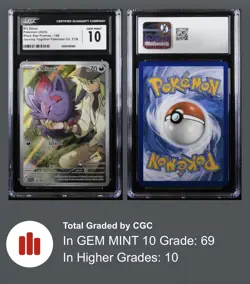 CGC 10 N's Zorua 189 Pokemon Center Black Star Promos Pokemon - Image 1