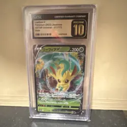Pokemon Leafeon V 002/069 S6a Eevee Heroes Double Rare Holo CGC 10 Japanese - Image 2