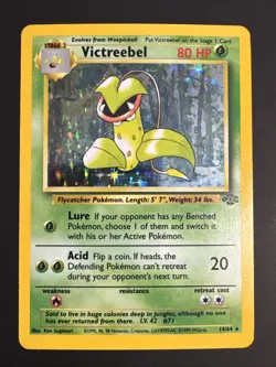 Victreebel 14/64 - Unlimited Holo Rare - Jungle Pokemon TCG WOTC Vintage 1999 - Image 1
